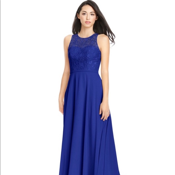 Azazie Dresses & Skirts - Azazie Frederica dress in Royal Blue